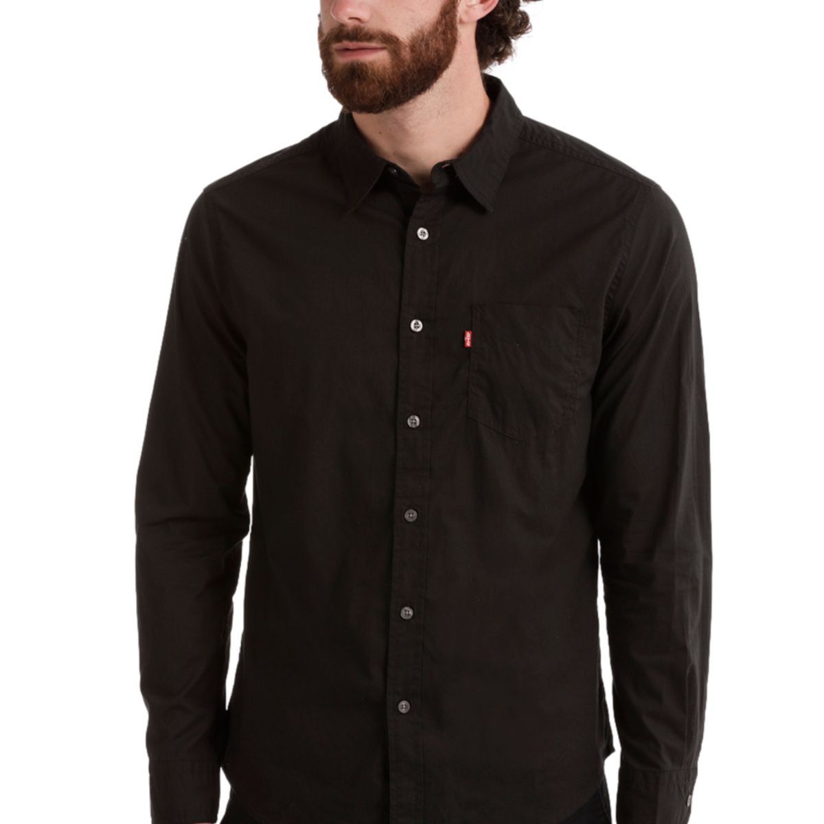 LEVIS - Camisa Hombre Classic Standard Negro Levis