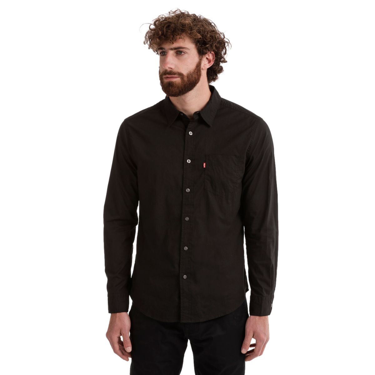 LEVIS - Camisa Hombre Classic Standard Negro Levis