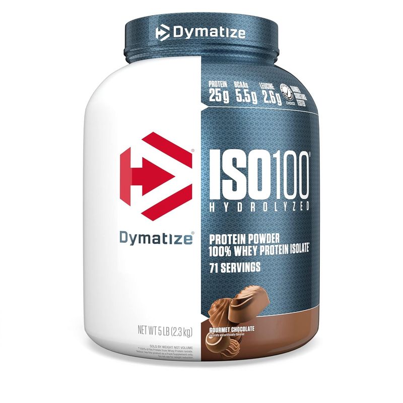 DYMATIZE - Dymatize Proteina Iso 100 Whey Protein Isolate 5 lbs Chocolate
