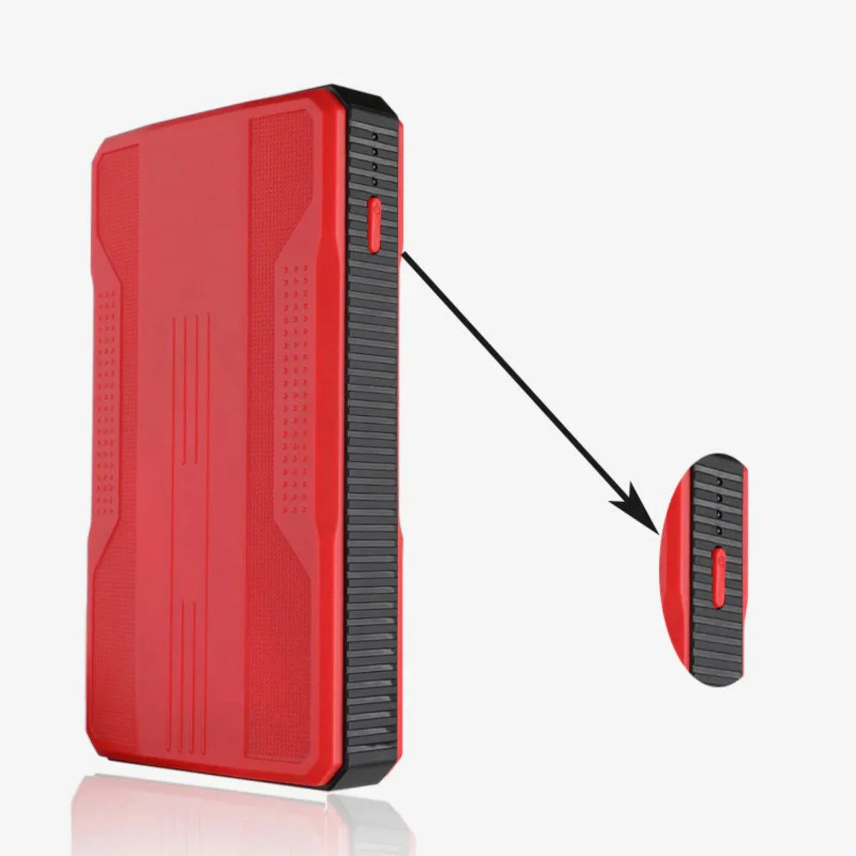 ARRANCADOR DE BATERIA - Partidor de Bateria para Autos Portatil Power Bank 12v con Linterna