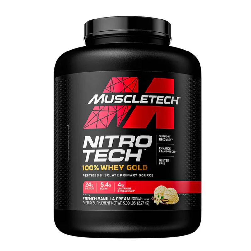 MUSCLETECH - Muscletech Proteina Nitrotech 100% Whey Gold 5 Lbs Vanilla