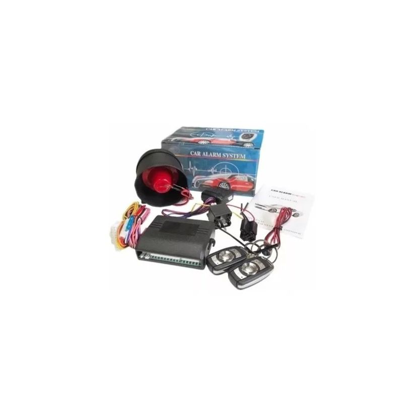 GENERICO - Kit Alarma De Auto Sistema Robos Seguridad 2 Mandos Mix