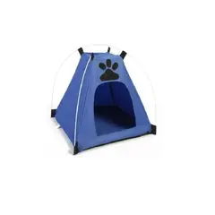 GENERICO - Carpa Cama Corral Para Mascotas Perros Gatos 42x40cm Blue