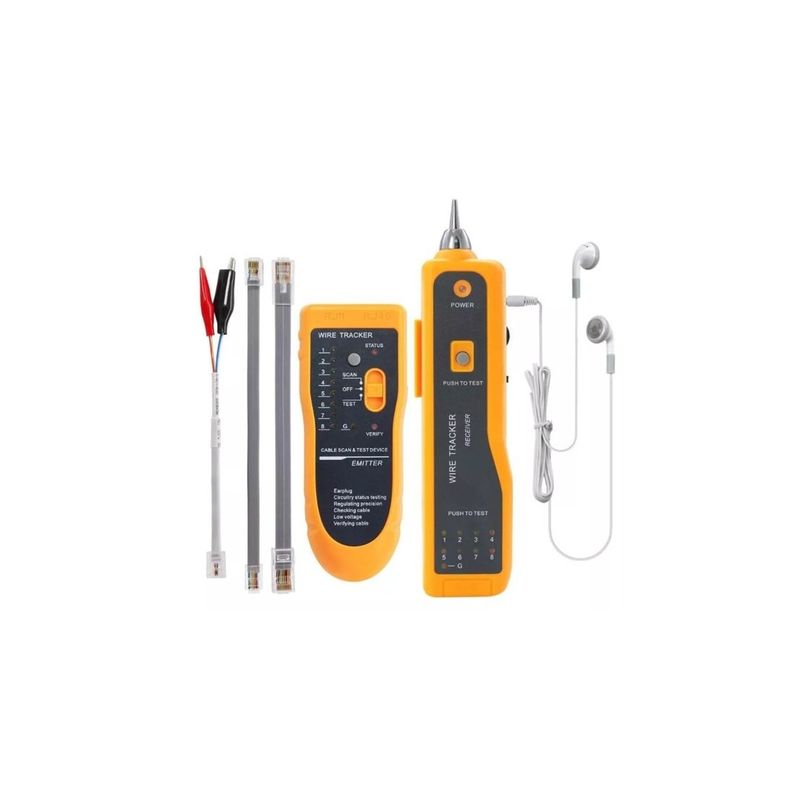 GENERICO - Tester Cable De Red Lan Rj45 Wire Tracker