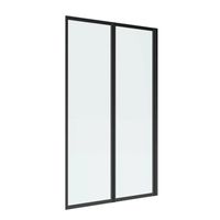 Mampara Ajustable 120-130x190 CM Marco NEGRO