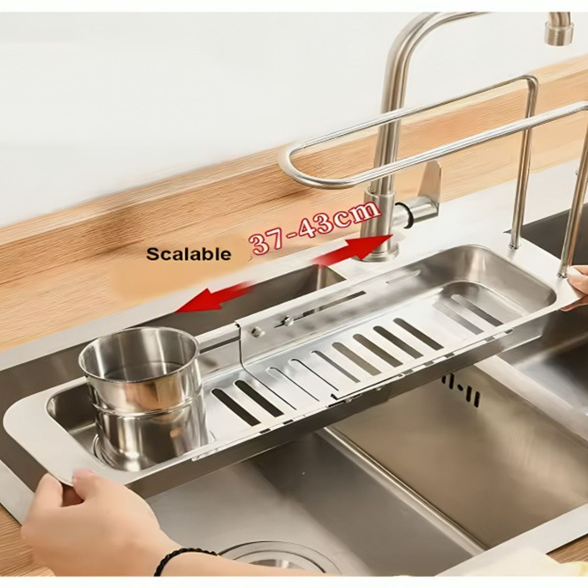 OEM - Escurridor de acero inoxidable para cocina