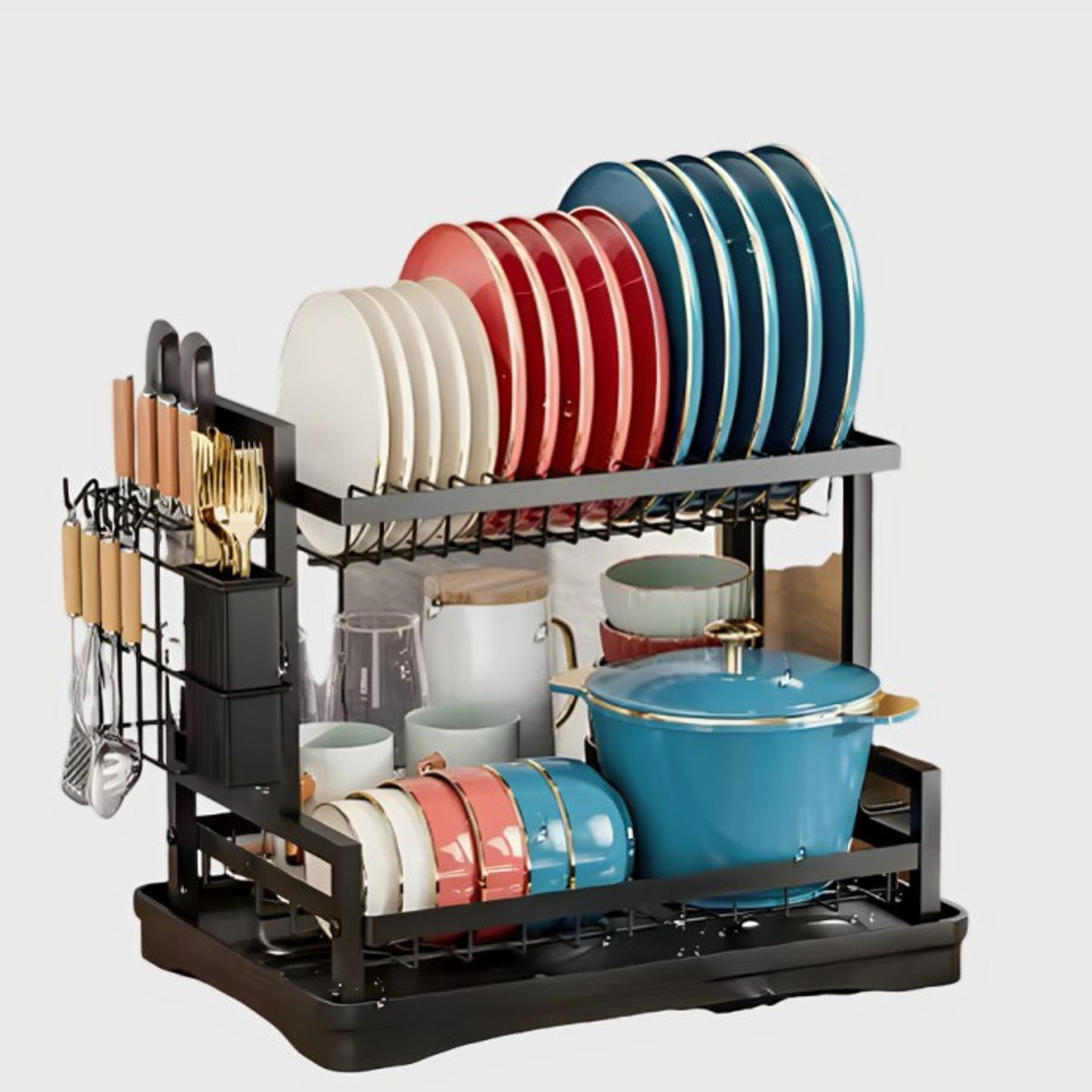 OEM - Estante de almacenamiento para secar platos