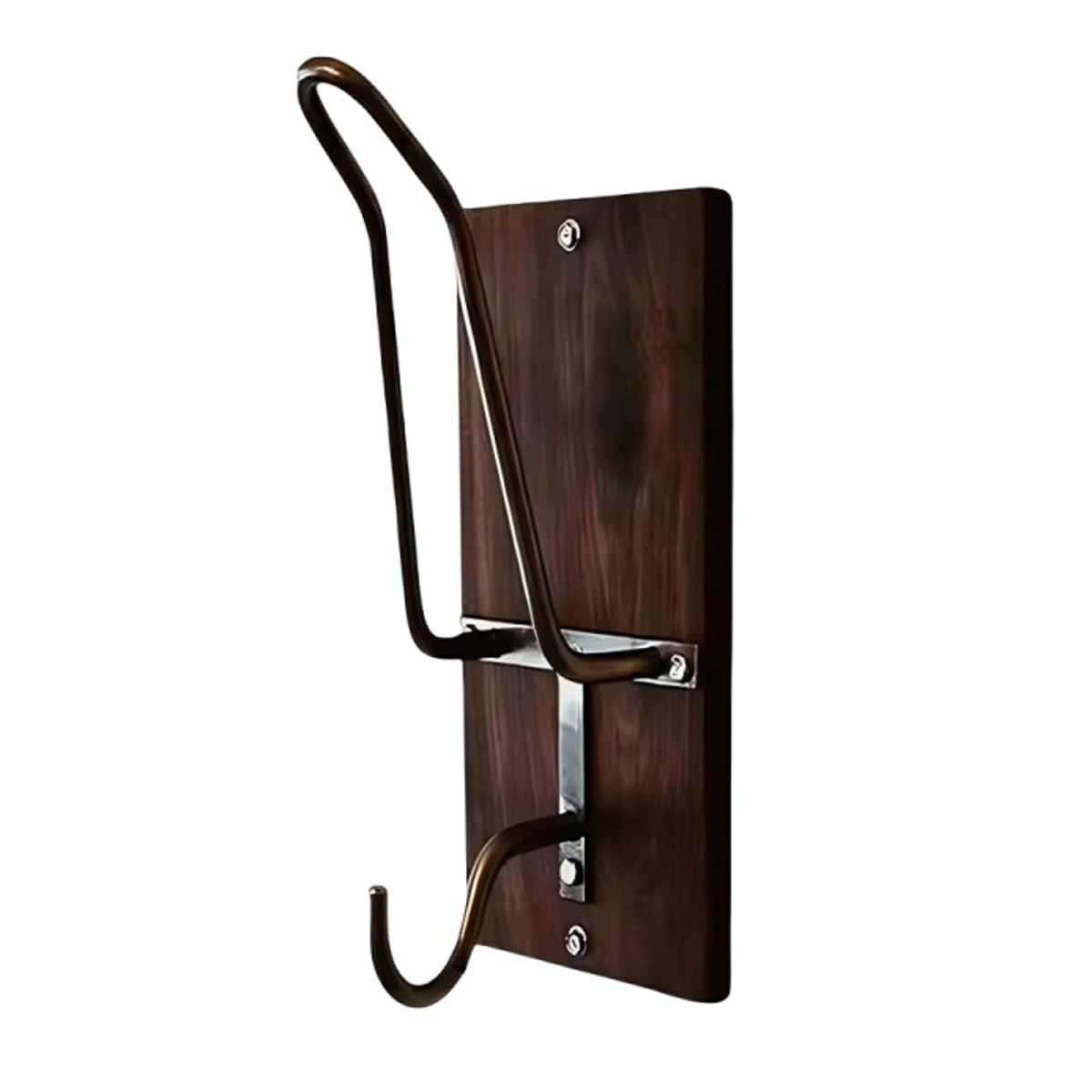 OEM - Soporte para casco de motocicleta Gancho madera