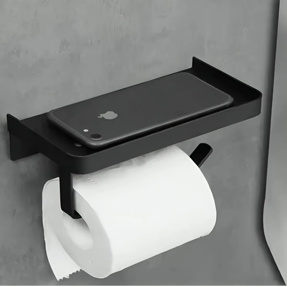 OEM - Soporte  Papel higiénico y Celular Autoadhesivo de Acero Inoxidable