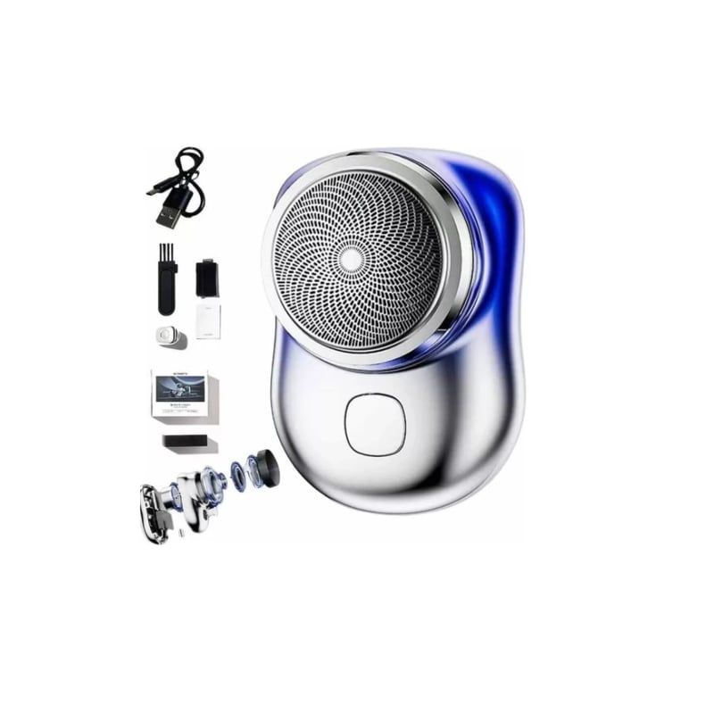 GENERICO - Mini Máquina De Afeitar Portátil Afeitadora Recargable Usb
