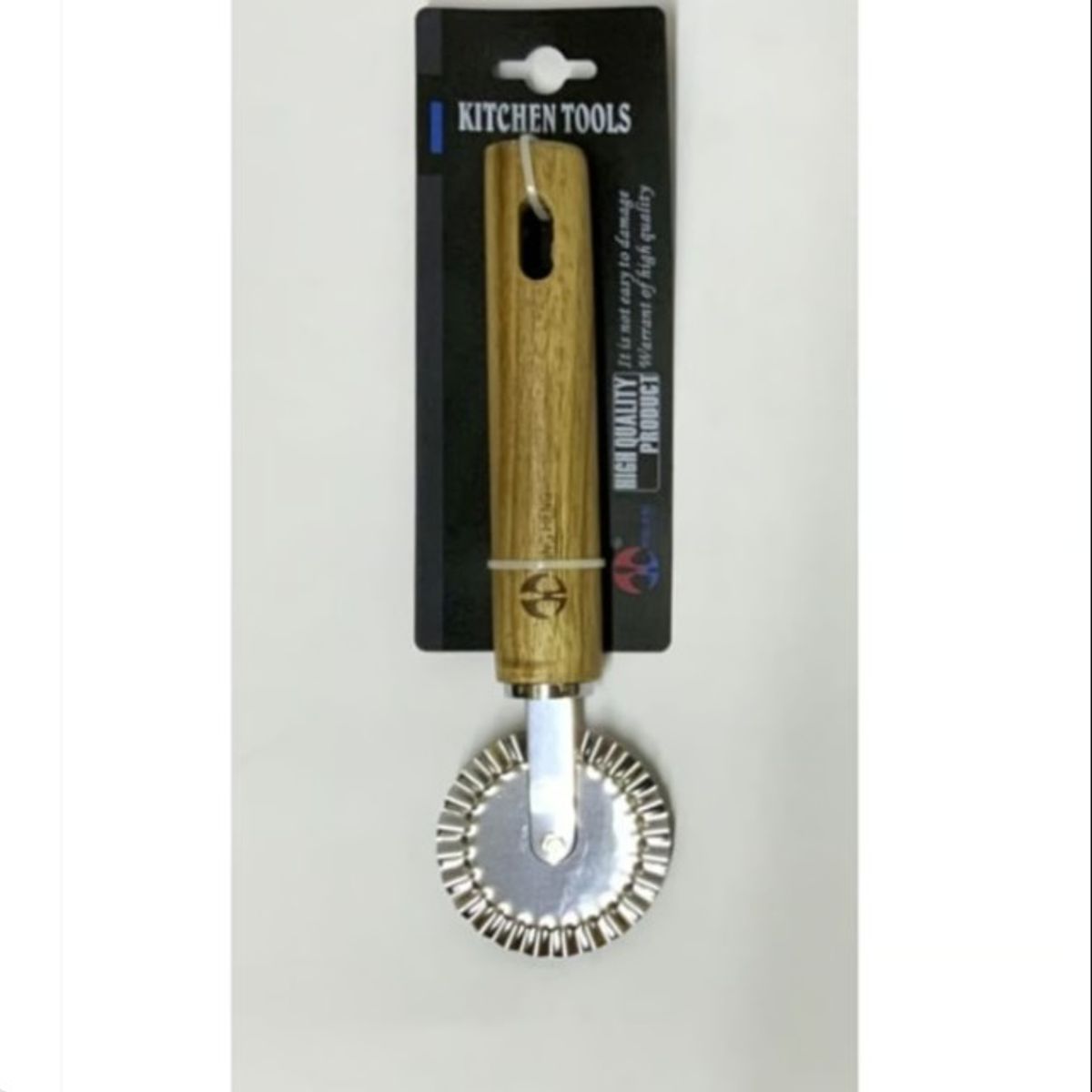 GENERICO - Cuchillo De Pizza Acero Mango De Madera