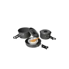GENERICO - Set De Ollas Camping Picnic + Tetera Ds308