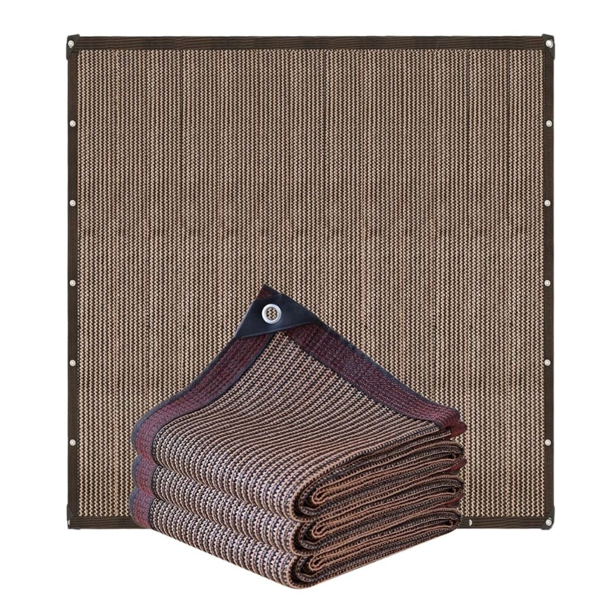 GENERICO - Toldo Vela Terraza Sombreadora Rectangular Malla Jardin 4x6m