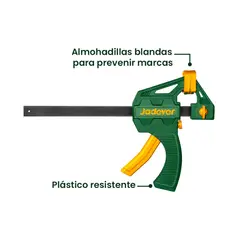 JADEVER - Prensa Sargento Rápida 8 Pulgadas 45x200mm