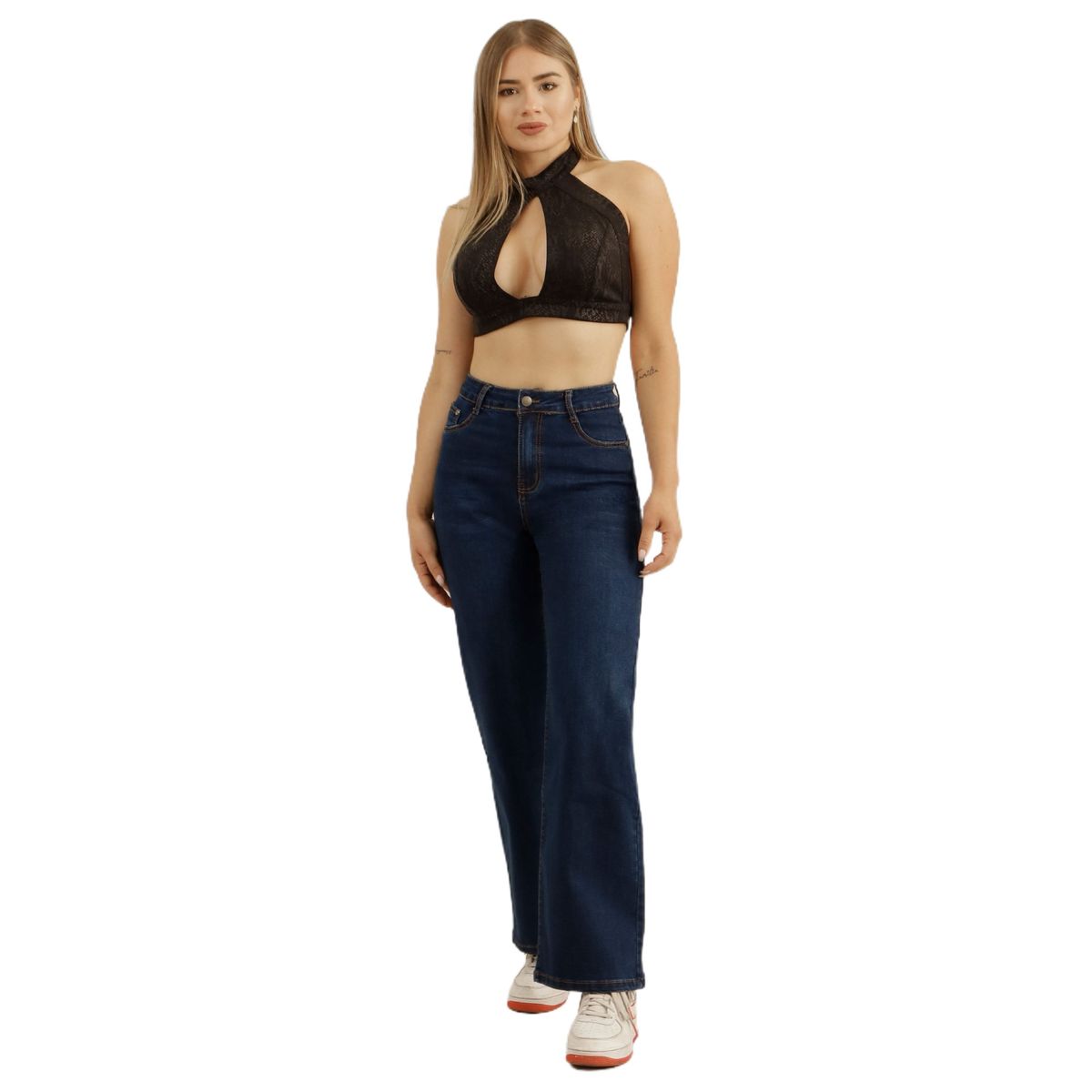 YASSNE - Jeans Clásicos de Mujer J09