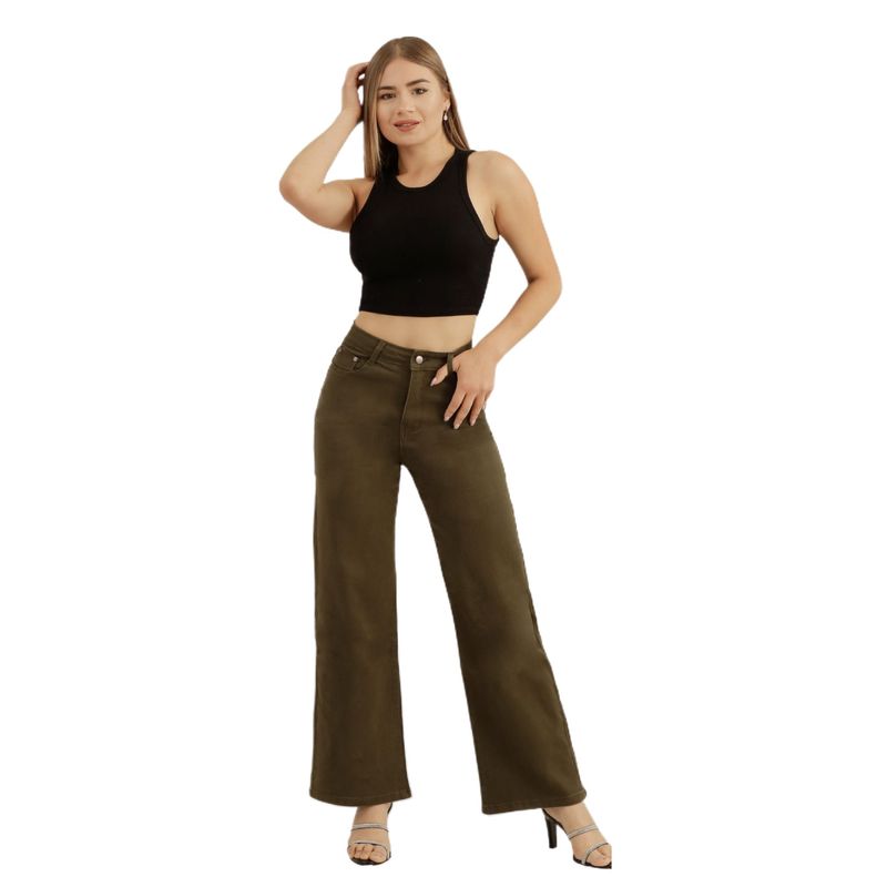 YASSNE - Jeans Rectos de Mujer J9802