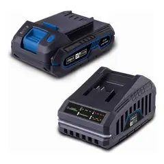 SCHEPPACH - Kit Cargador + Batería de 2.0 Ah 20V