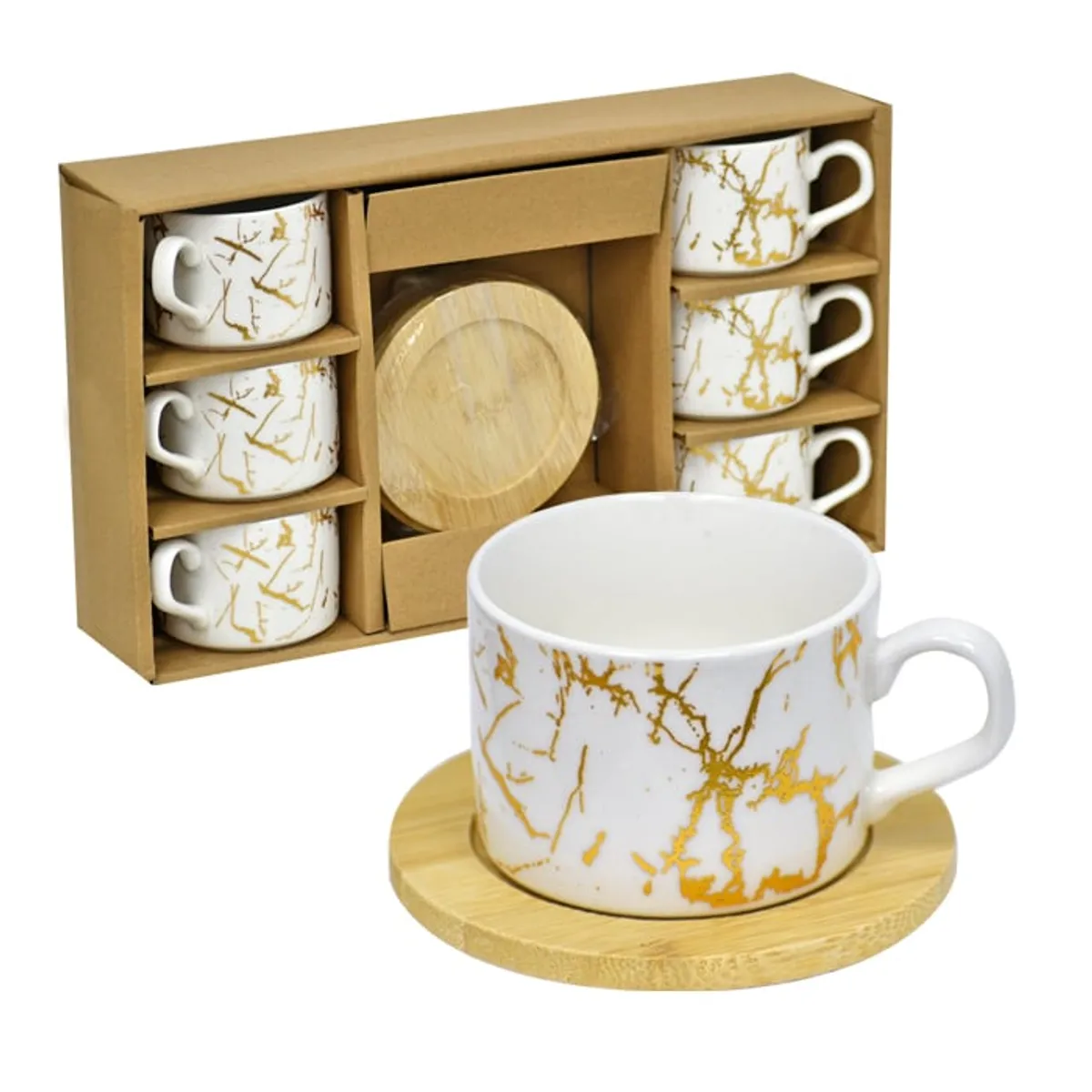 MSA MUEBLES SANTA ANA - Set Tazas Café Modern Line
