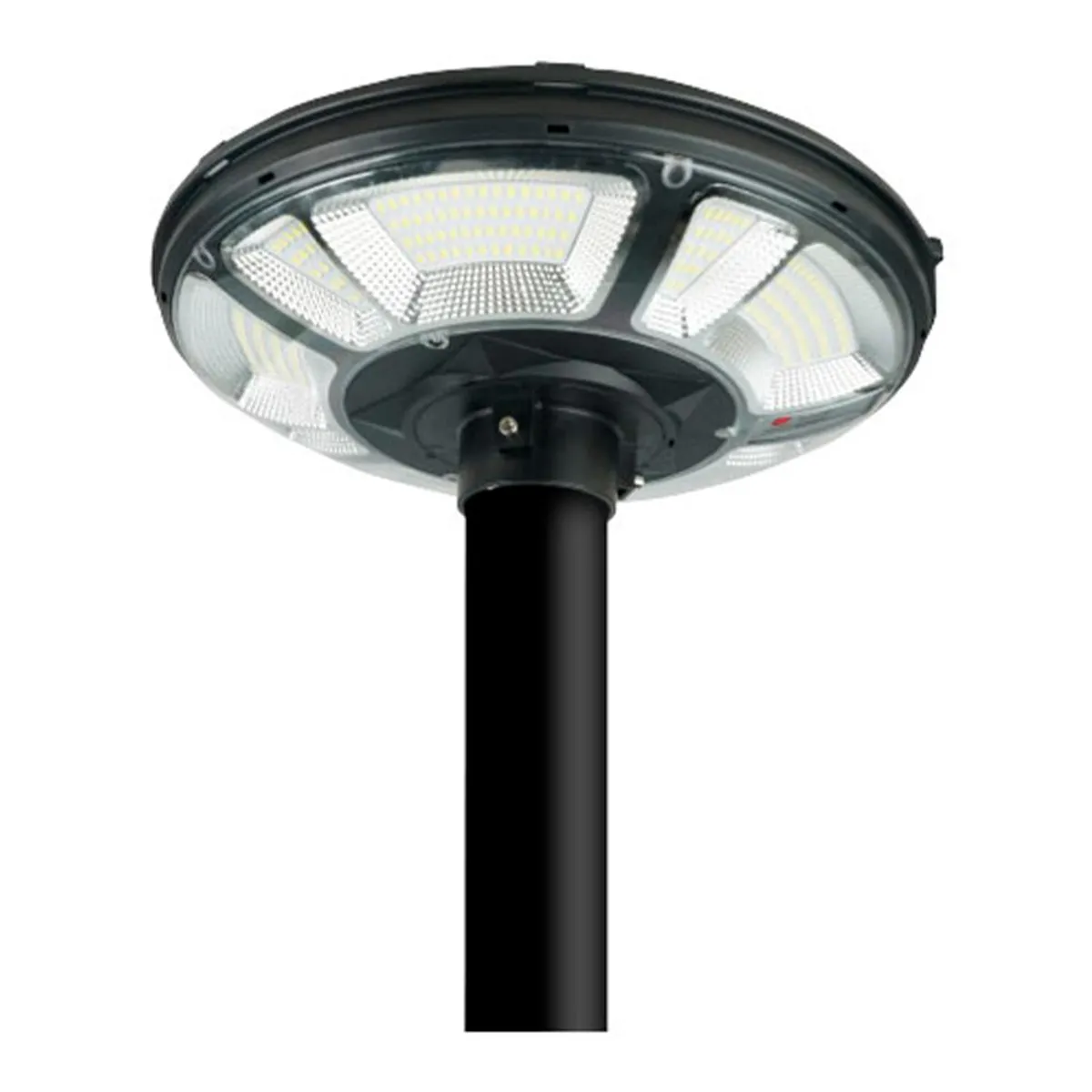 BP - Luminaria Pagoda 150W Con Panel Solar Integrado y Sensor - Negro