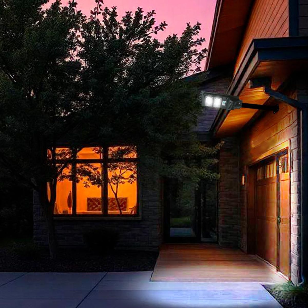 BP ILUMINACION - Luminaria Solar 60W Con Sensor y Gancho