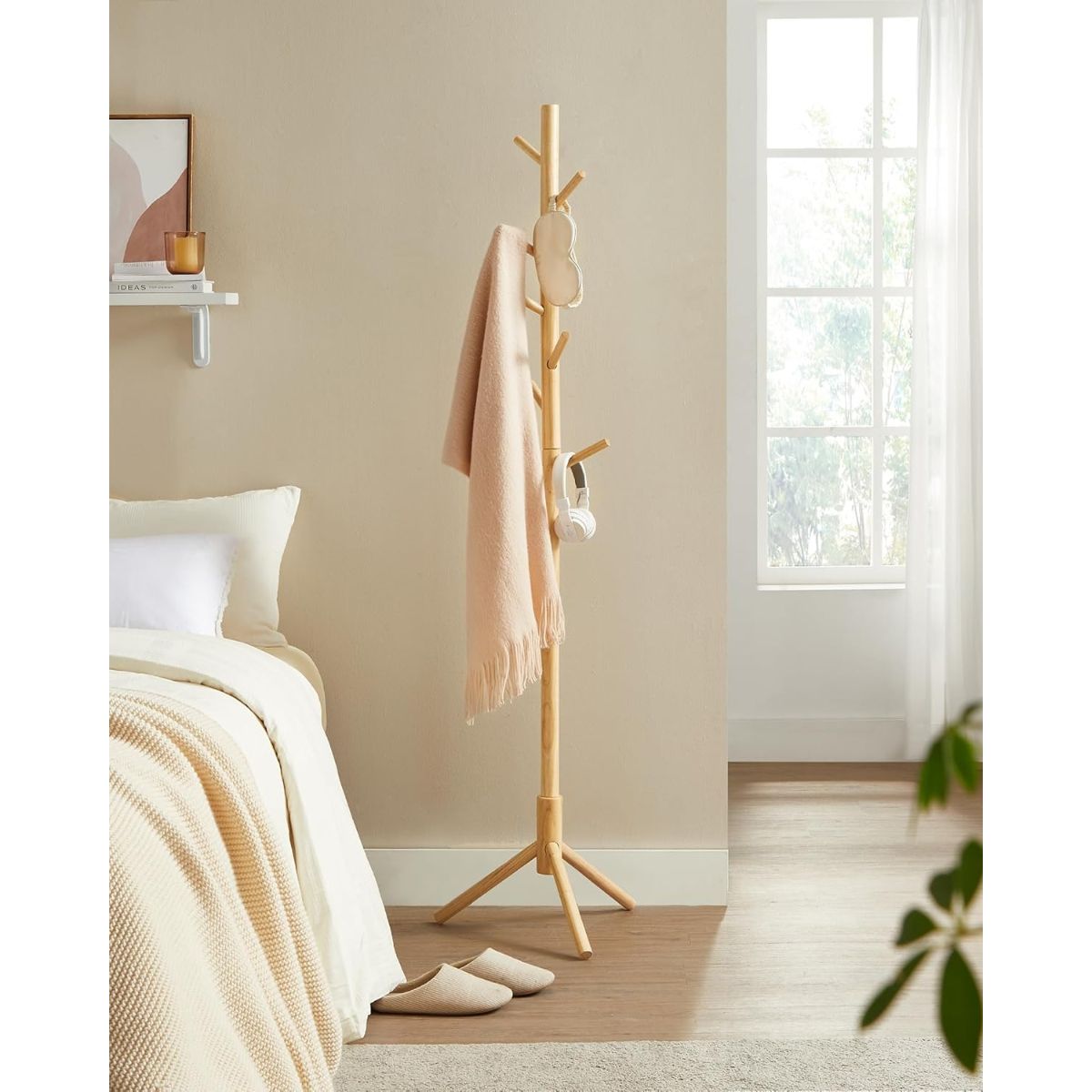 SPACEZAT - Perchero Madera Arbol Madera Falun