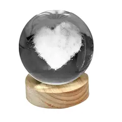 GENERICO - Esfera Cristal USB Corazón