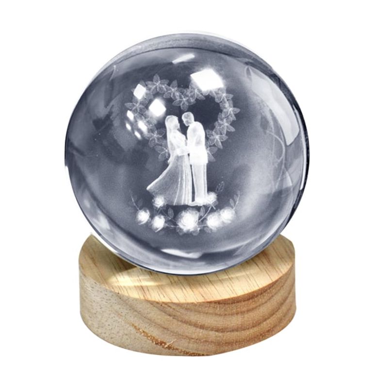 GENERICO - Esfera Cristal USB Matrimonio