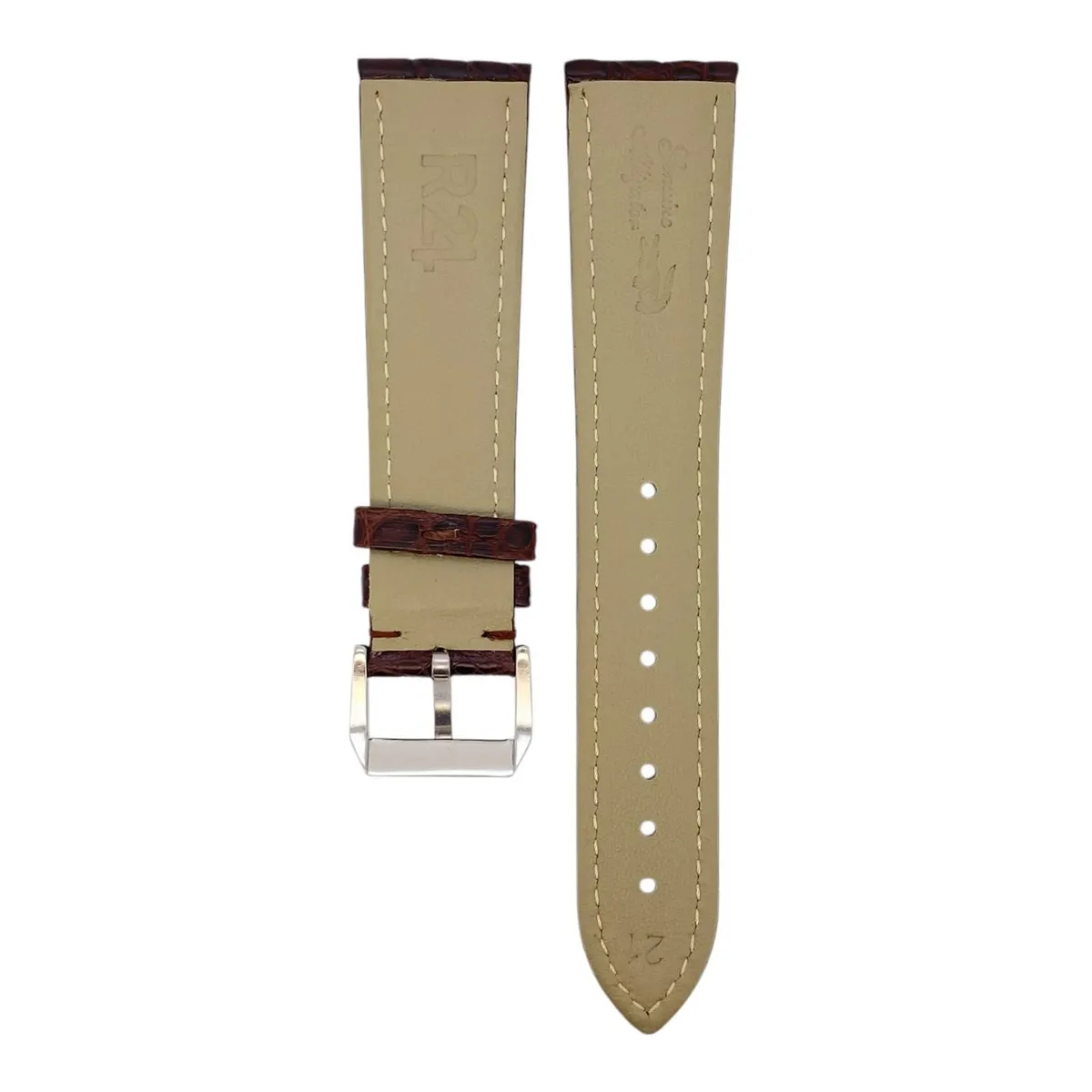 R24 - Correa Reloj Cuero R24 Florencia Caiman