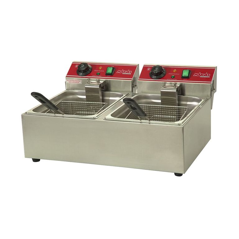 MAIGAS Freidora Eléctrica 2 Deposito 12 LT High Cooking 6EI169