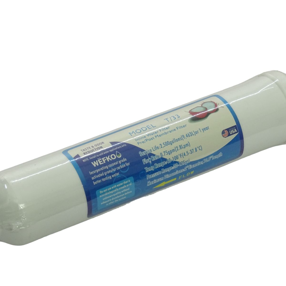 GENERICO - Pack De Filtros Para Sistema De Purificación De Agua Osmosis Inversa