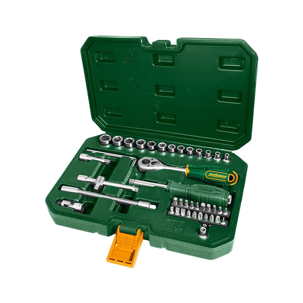 JADEVER - Juego De Dados Mecánicos Encastre 14 Jadever