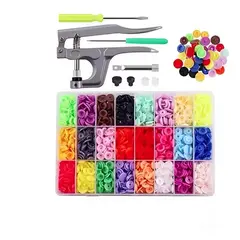MUNDO MAGIA - 360 Botones De Plástico Con Alicates Para Coser Ropa