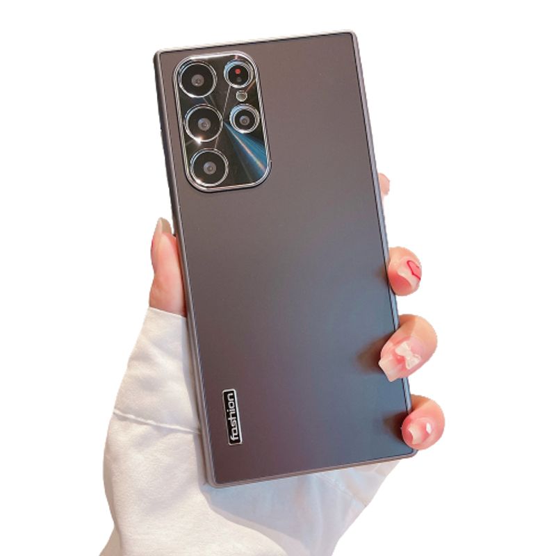 GENERICO - Carcasa con Protección Cámara Para Samsung S22 Ultra - Negro
