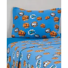 GENERICO - JUEGO DE SABANA DE POLAR INFANTIL NIÑO S01