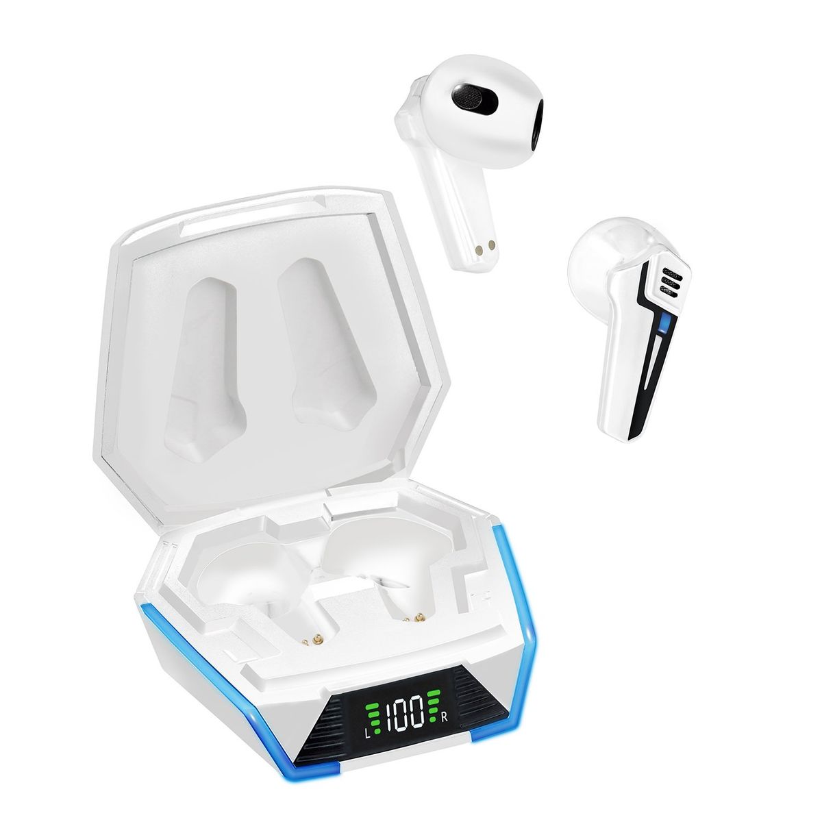 MONSTER AUDIO - TWG11W AUDIFONO MONSTER TRUE WIRELESS GAMER BLANCO