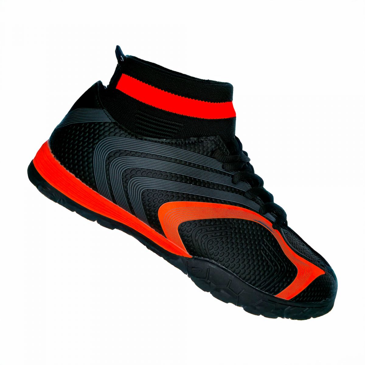 PAND G - Zapatillas Botines Deportivos Caña alta Baby Fútbol Negro 7631