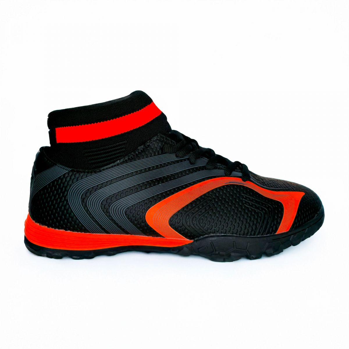 PAND G - Zapatillas Botines Deportivos Caña alta Baby Fútbol Negro 7631