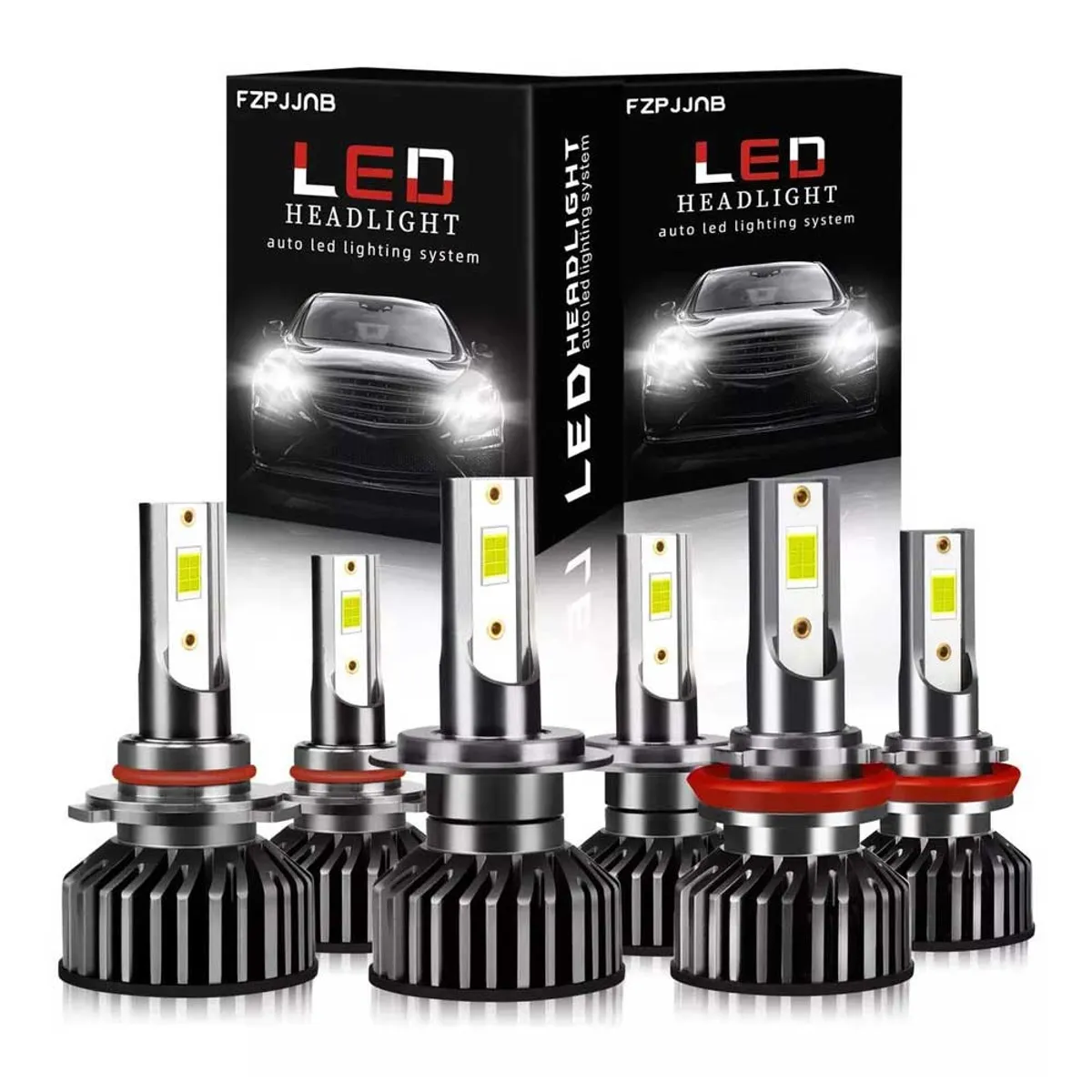 MUNDO MAGIA - Adecuado para LED y faros antiniebla de automóviles