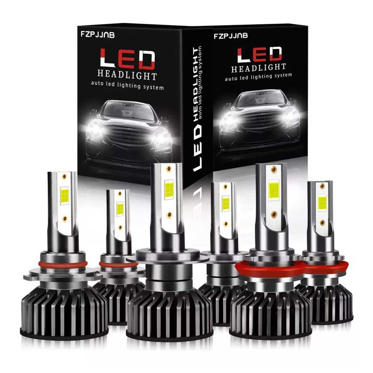 MUNDO MAGIA - Adecuado para LED y faros antiniebla de automóviles