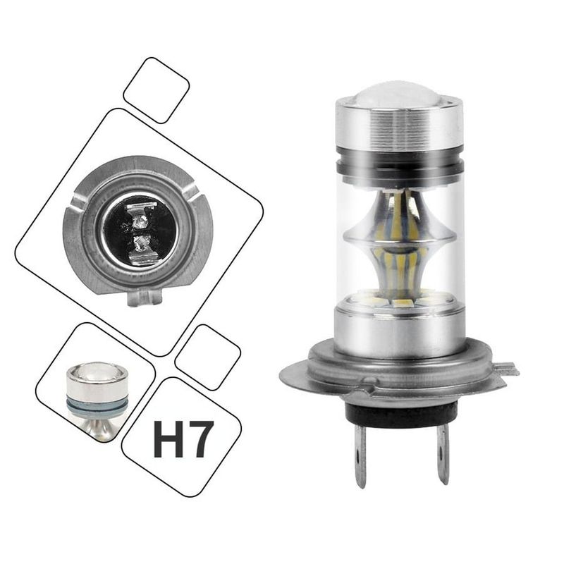 GENERICO - Coche Luz Antiniebla - 1Pc H7 LED