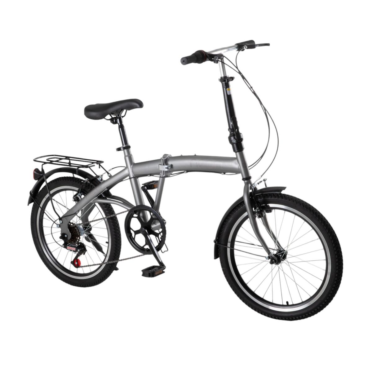 LUMAX - Bicicleta Plegable Neon Urban Aro 20 Velocidades 7 Adultos