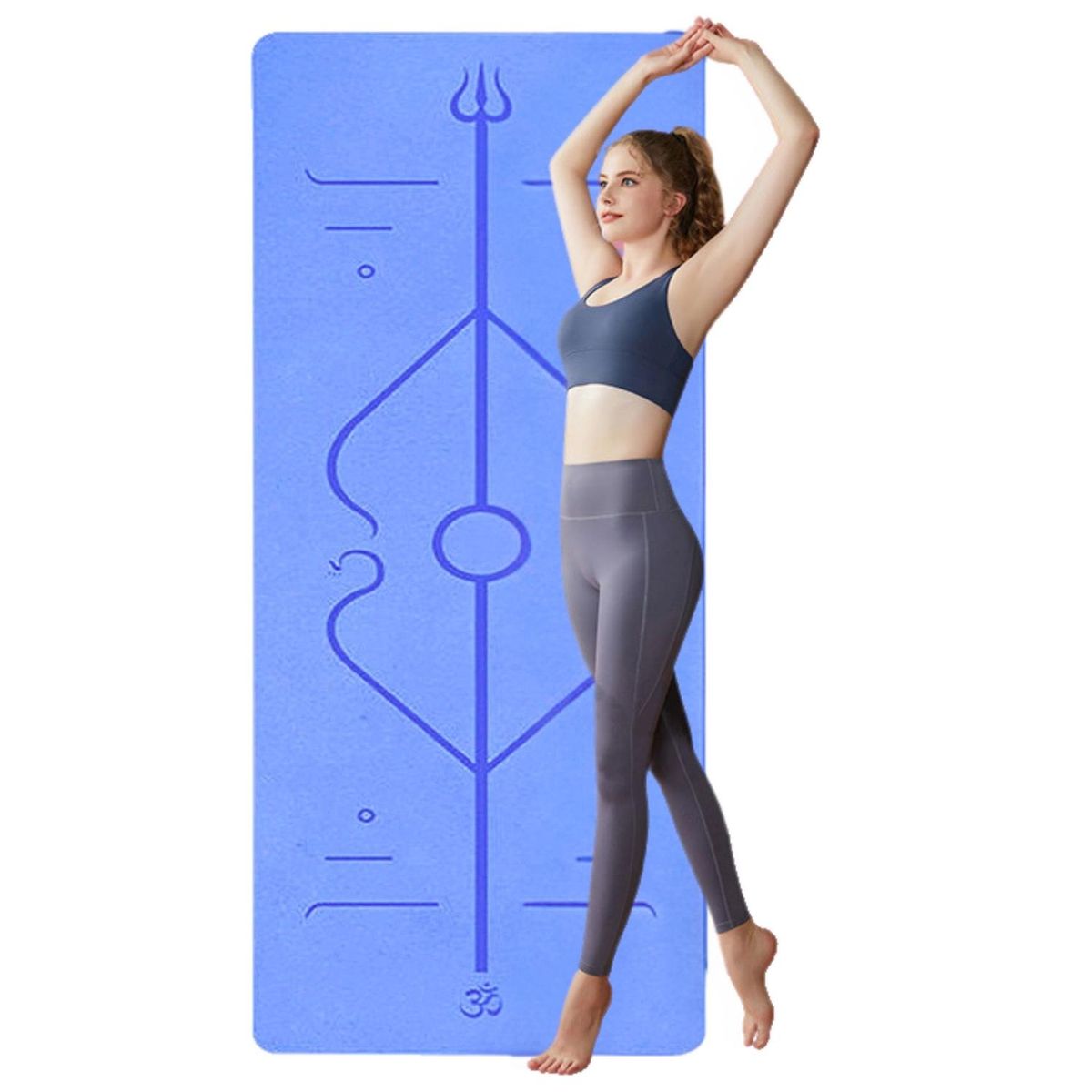 YEP S - Mat De Yoga 6 mm Ecologico Biodegradable Yep Sport - Azul