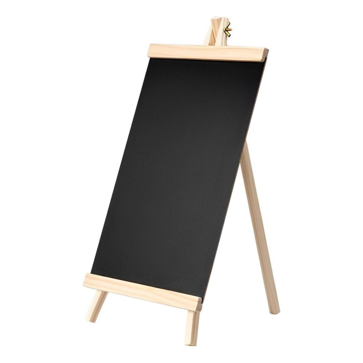 IMPORTCLICK - Pizarra Tipo Caballete Atril Tiza Madera 25x48 CM Negra