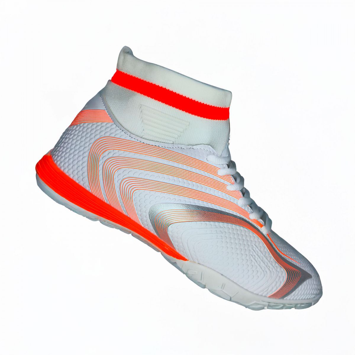 PAND G - Zapatillas Botines Deportivos Caña alta Baby Fútbol Blanco 7633