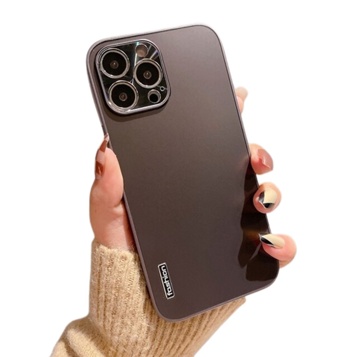 GENERICO - Carcasa con Protección Cámara Para iPhone  XR  Mate negro