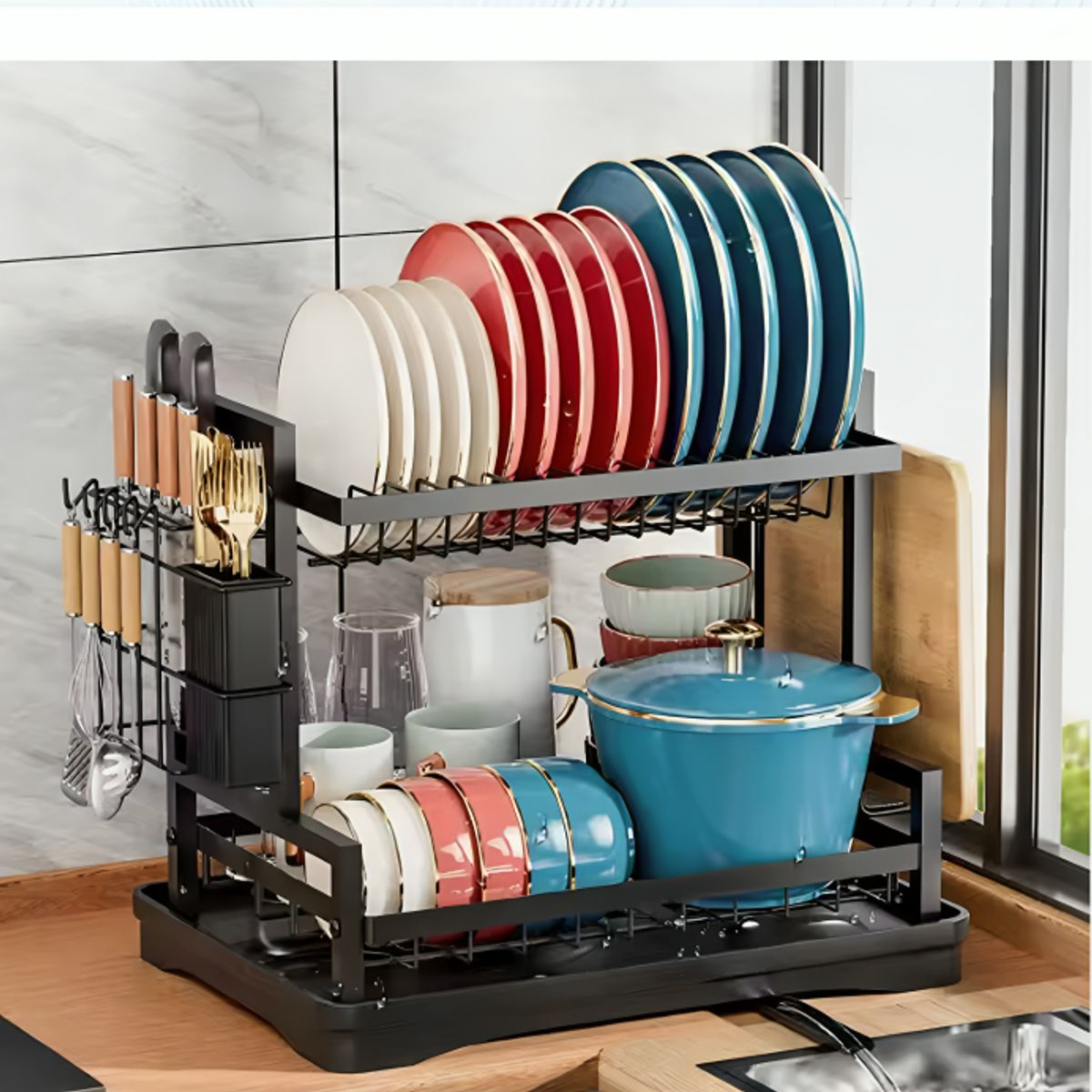 OEM - Estante de almacenamiento para secar platos