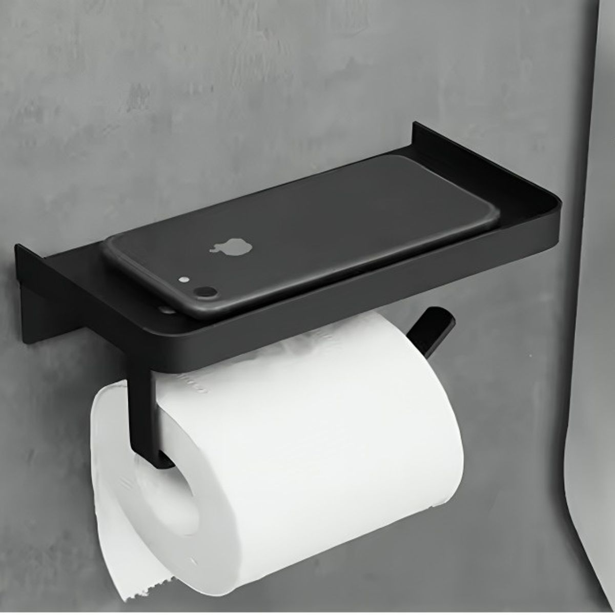 OEM - soporte de papel higiénico autoadhesivo de acero inoxidable