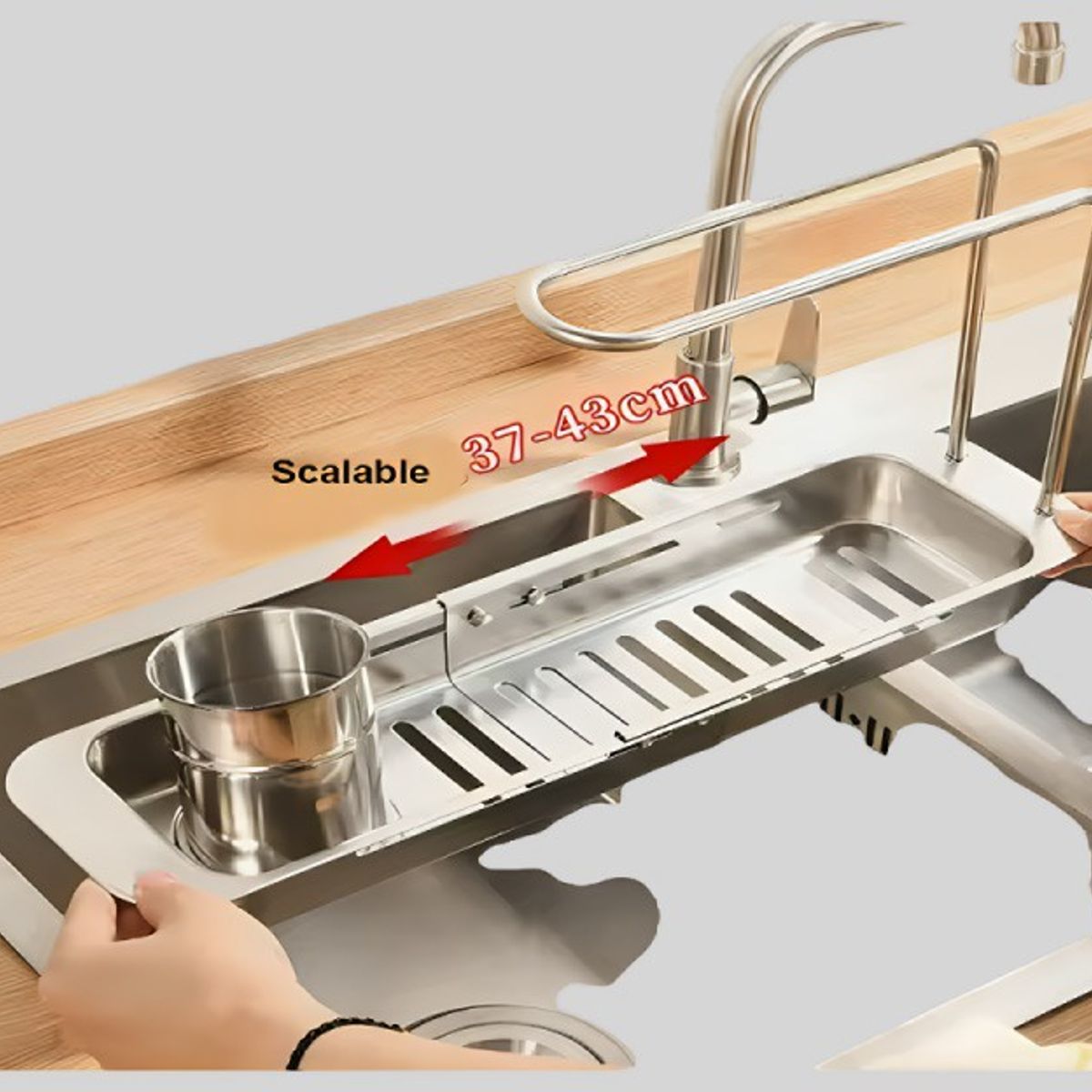 OEM - Escurridor de acero inoxidable para cocina