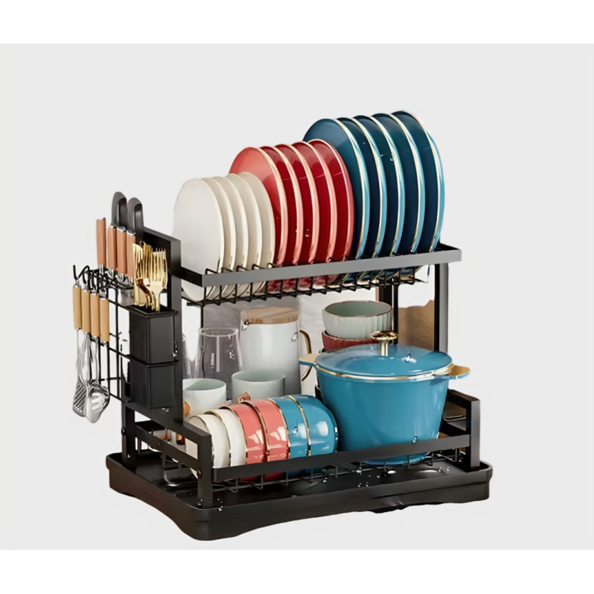 OEM - Estante de almacenamiento para secar platos