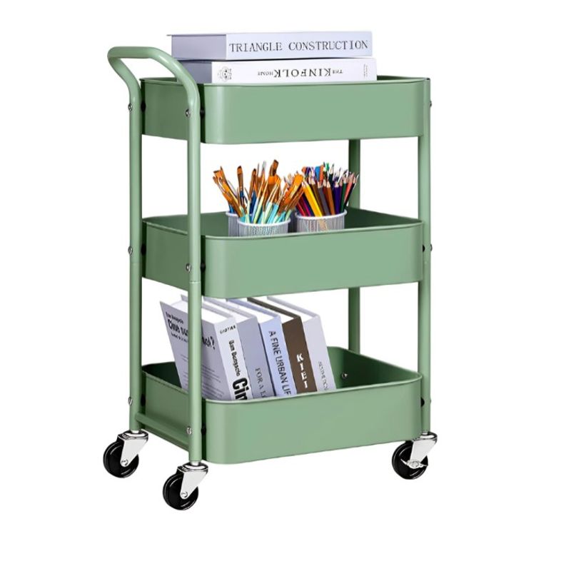 OEM - Carrito Organizador Metal  3 Niveles Cocina Verde